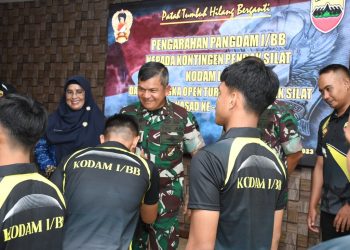 Pangdam Bukit Barisan Kirim Atlet Pencak Silat Sumut Bertanding di Piala KASAD