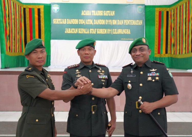 Ini Dia Dandim Aceh Timur yang Baru, Berpengalaman di Bidang Intelijen