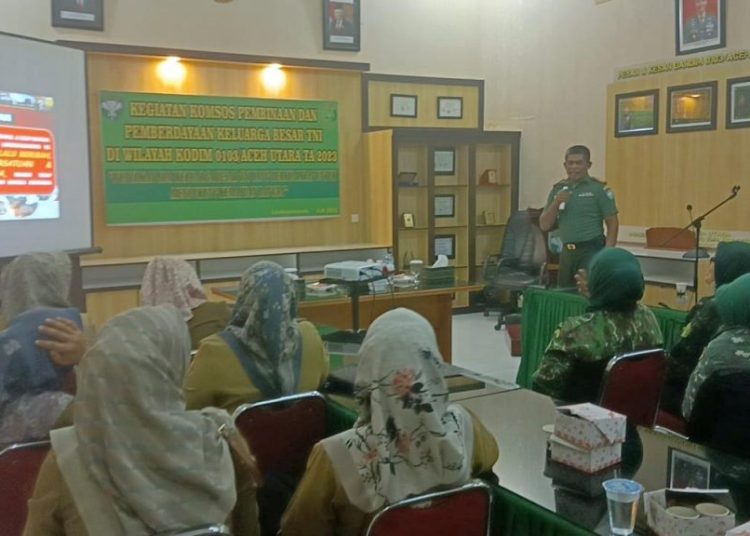 Kodim Aceh Utara Kumpulkan Puluhan Keluarga Besar TNI, Ada Apa?
