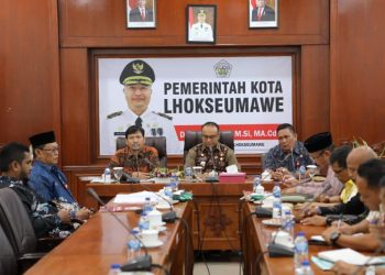 Rakor Dihadiri KPK, Pemkot Lhokseumawe Komit Tuntaskan Kompensasi Peralihan Aset Pemkab Aceh Utara
