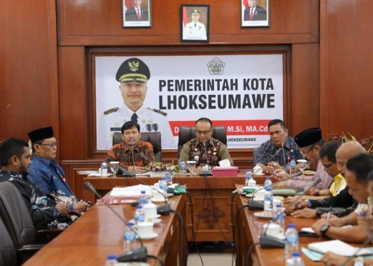 Rakor Dihadiri KPK, Pemkot Lhokseumawe Komit Tuntaskan Kompensasi Peralihan Aset Pemkab Aceh Utara