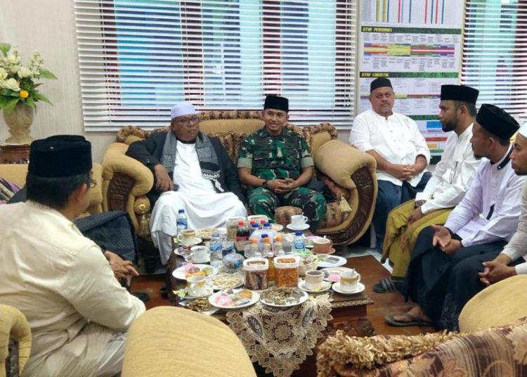 Dandim Aceh Utara Terima Kunjungan Pimpinan Dayah Aceh Utara dan Lhokseumawe