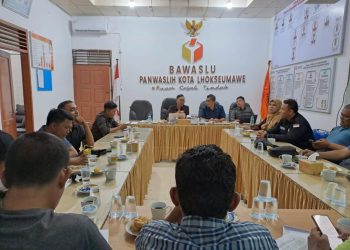 Panwaslih Lhokseumawe Gelar Sosialisasi, Wartawan Pertanyakan Pemilih dari Luar Daerah