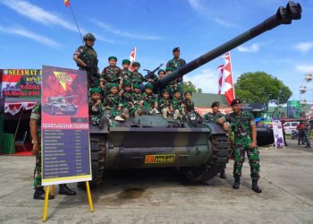 Korem 011 Lilawangsa Pamer Alutsista di Lapangan Jenderal Sudirman, Ada Tank Juga