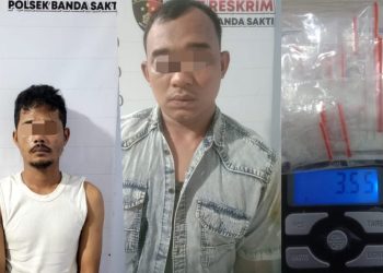 Polisi Ciduk Dua Tersangka Penyalahgunaan Narkotika di Lhokseumawe