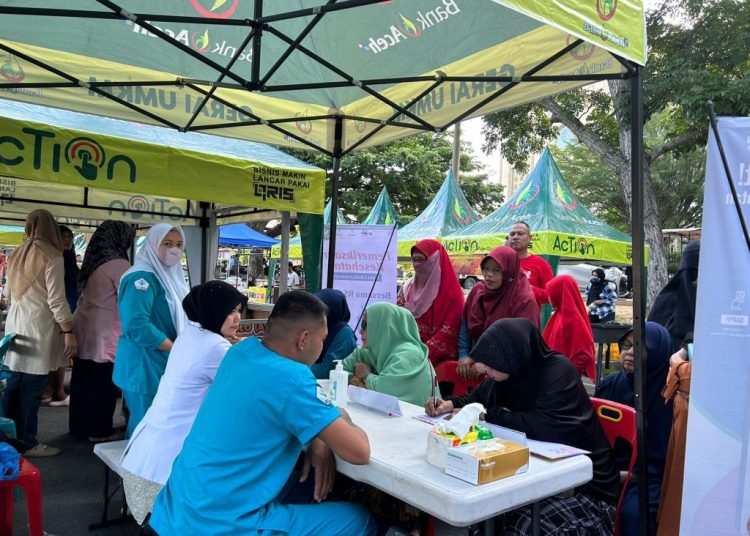 Meriahkan Ahad Festival, Rumah Sakit Arun Lhokseumawe Gelar Pemeriksaan Kesehatan Gratis