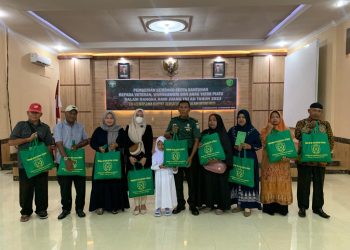 Peringati Hari Juang TNI AD, Kodim 0103 Aceh Utara Santuni Veteran, Warakawuri dan Yatim Piatu