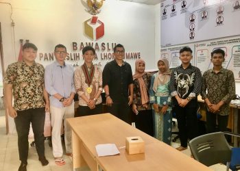 Audiensi dengan Panwaslih, PII Lhokseumawe Singgung Edukasi Pemilih Pemula