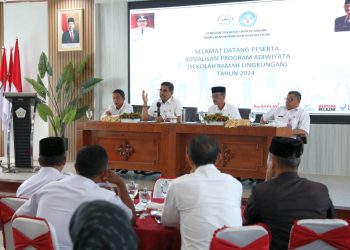 Buka Sosialisasi Program Adiwiyata, Begini Pesan Pj Wali Kota Lhokseumawe