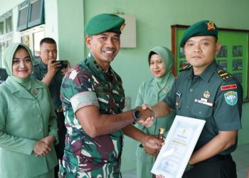 Dandim 0103 Aceh Utara Pimpin Pelepasan Tiga Perwira Pindah Satuan