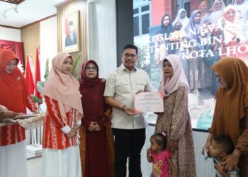 DWP Lhokseumawe Asuh 36 Anak Stunting, Pj Wali Kota: Pastikan Dapat Gizi Baik dan Sehat