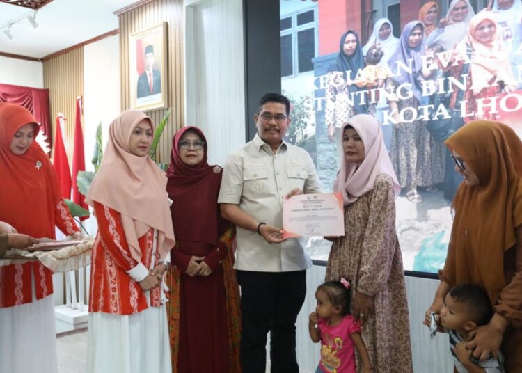 DWP Lhokseumawe Asuh 36 Anak Stunting, Pj Wali Kota: Pastikan Dapat Gizi Baik dan Sehat