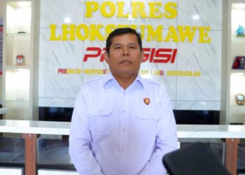 Kasi Kum Polres Lhokseumawe AKP J. Situmorang SH