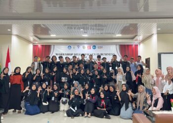 Workshop Bisnis Mahasiswa Kolaborasi Formadiksi Unimal dengan Komunitas Kejar Mimpi Lhokseumawe. Foto: For Info Lhokseumawe