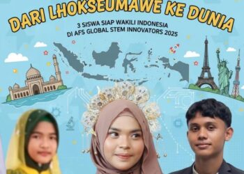 Tiga Pelajar Lhokseumawe Lolos AFS Global STEM Innovators 2025
