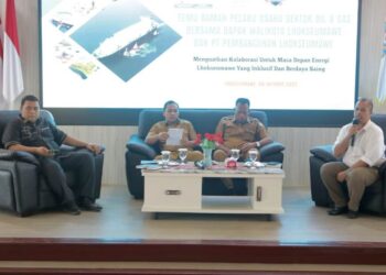 Temu Ramah Pelaku Usaha Sektor Migas yang digelar oleh PT Pembangunan Lhokseumawe (Perseroda) di Aula Kantor Wali Kota, Senin (6/10/2025).