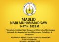 Poster Maulid Nabi Muhammad SAW 1447 H/2025 M yang digelar oleh FORMASPIRA