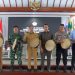 Wali Kota Lhokseumawe bersama unsur Forkopimda menghadiri diseminasi tahapan pemilihan keuchik serentak di Aula Setdako