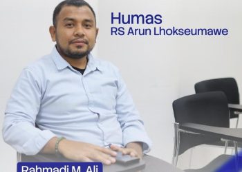 Rahmadi M. Ali, pegiat literasi dan technopreneur, saat ini mengemban amanah baru sebagai Humas RS Arun Lhokseumawe