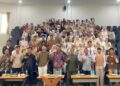 Suasana penutupan Pekan Olahraga dan Kesenian (PORAK) Ilmu Komunikasi Jilid II yang digelar oleh HIMAKO FISIP Universitas Malikussaleh (Unimal) di Auditorium Tenis Unimal
