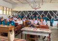 Mahasiswa KPM Mandiri Kelompok 18 UIN SUNA Lhokseumawe memberikan sosialisasi perguruan tinggi kepada siswa SMAN 1 Barusjahe, Kabupaten Karo, Sumatera Utara