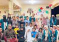 Antusiasme anak-anak Gampong Ude saat mengikuti lomba hafalan surat pendek program GEMAR UDE yang digagas mahasiswa KPM Kelompok 09 UIN SUNA Lhokseumawe