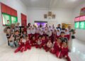 Mahasiswa KKN-PPM Kelompok 9 Unimal menggelar sosialisasi "Stop Bullying" di SDN 1 Nisam, Aceh Utara