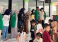 Mahasiswa KKN Kelompok 45 Unimal memberikan sosialisasi mengenai pengenalan area privasi tubuh kepada anak-anak di PAUD Nurul Istiqamah, Desa Blang Riek, Kuta Makmur