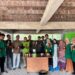 Mahasiswa KKN Kelompok 15 Universitas Malikussaleh (Unimal) mempraktikkan pembuatan Pupuk Organik Cair (POC) dari air cucian beras kepada warga Gampong Blang Dalam Baroh, Nisam, Aceh Utara